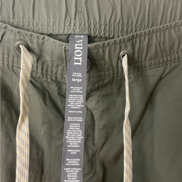 Vuori Green Ripstop Pants Five Pocket Design Womens Size Large NWT - Picture 8 of 9